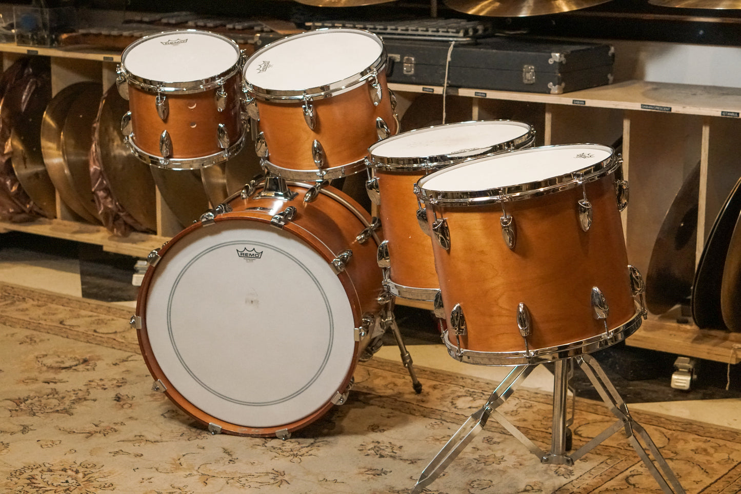 Yamaha 10/12/13/14/20" Tour Custom Drum Set - 1980s Real Wood