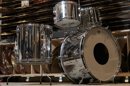 Gretsch 12/12/16/24" Drum Set - 1970s Chrome over Wood