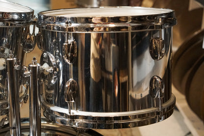 Gretsch 12/12/16/24" Drum Set - 1970s Chrome over Wood