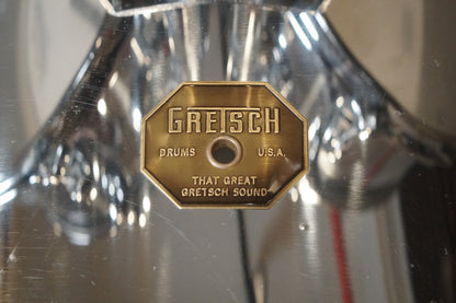 Gretsch 12/12/16/24" Drum Set - 1970s Chrome over Wood