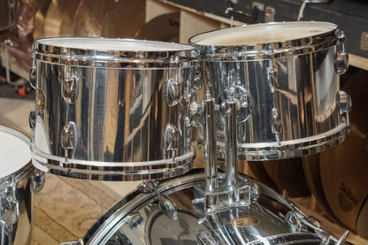 Gretsch 12/12/16/24" Drum Set - 1970s Chrome over Wood