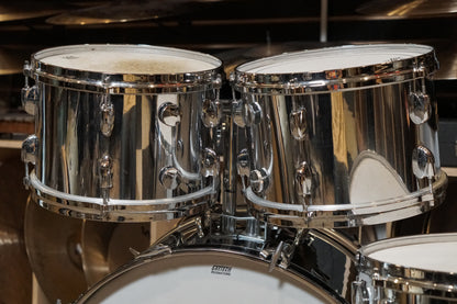 Gretsch 12/12/16/24" Drum Set - 1970s Chrome over Wood