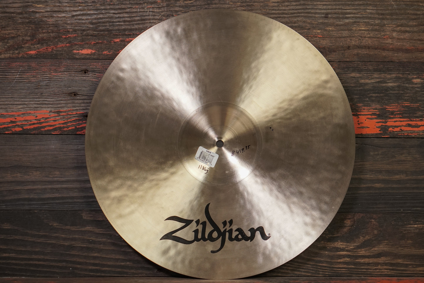Zildjian 18" K. Paper Thin Crash Cymbal - 1186g