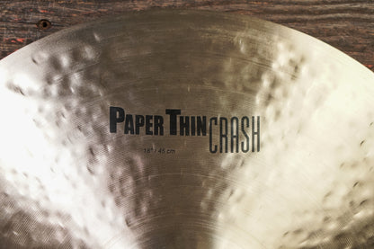Zildjian 18" K. Paper Thin Crash Cymbal - 1186g