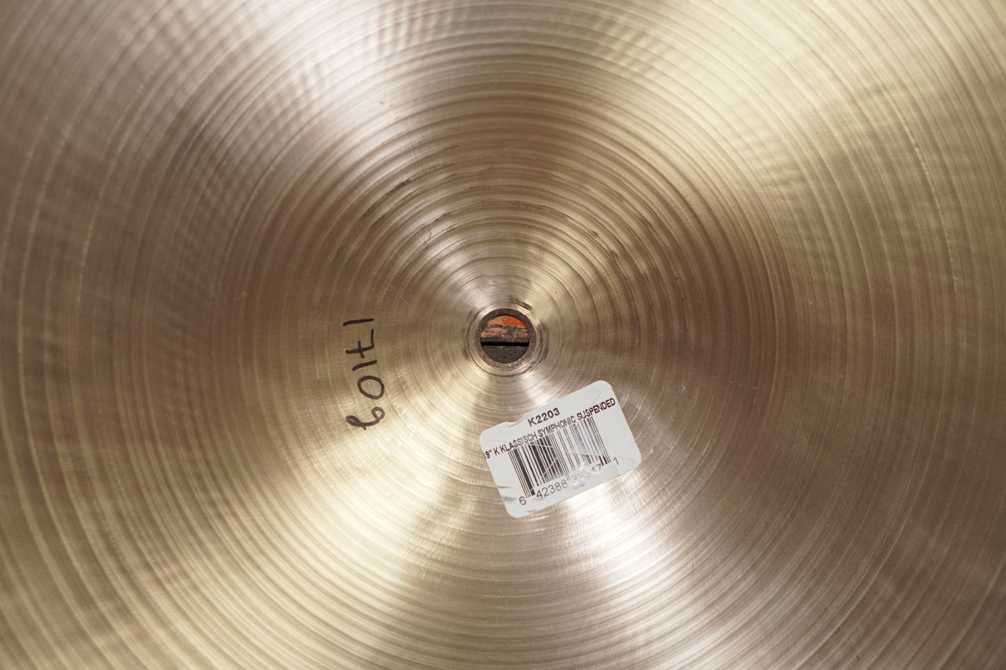 Zildjian 19" K. Klassisch Symphonic Suspended Cymbal - 1710g