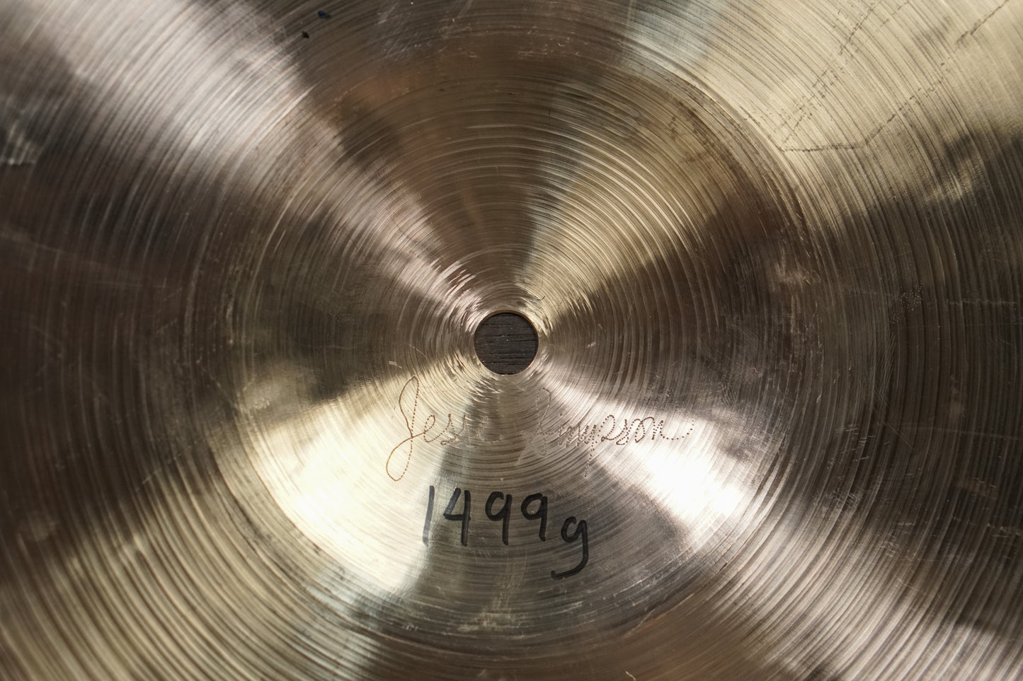 Jesse Simpson 18" Ride Cymbal - 1499g