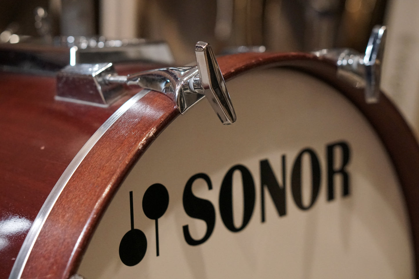 Sonor 8/10/12/13/14/18" Phonic Series Drum Set - 1980s Mahogany