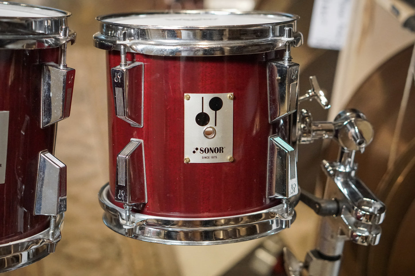 Sonor 8/10/12/13/14/18" Phonic Series Drum Set - 1980s Mahogany
