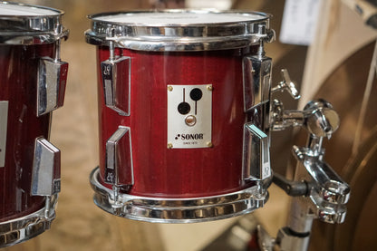 Sonor 8/10/12/13/14/18" Phonic Series Drum Set - 1980s Mahogany