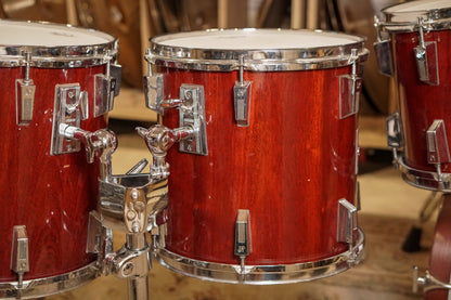 Sonor 8/10/12/13/14/18" Phonic Series Drum Set - 1980s Mahogany