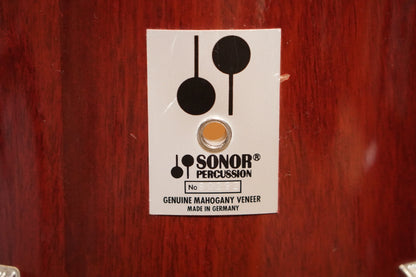 Sonor 8/10/12/13/14/18" Phonic Series Drum Set - 1980s Mahogany