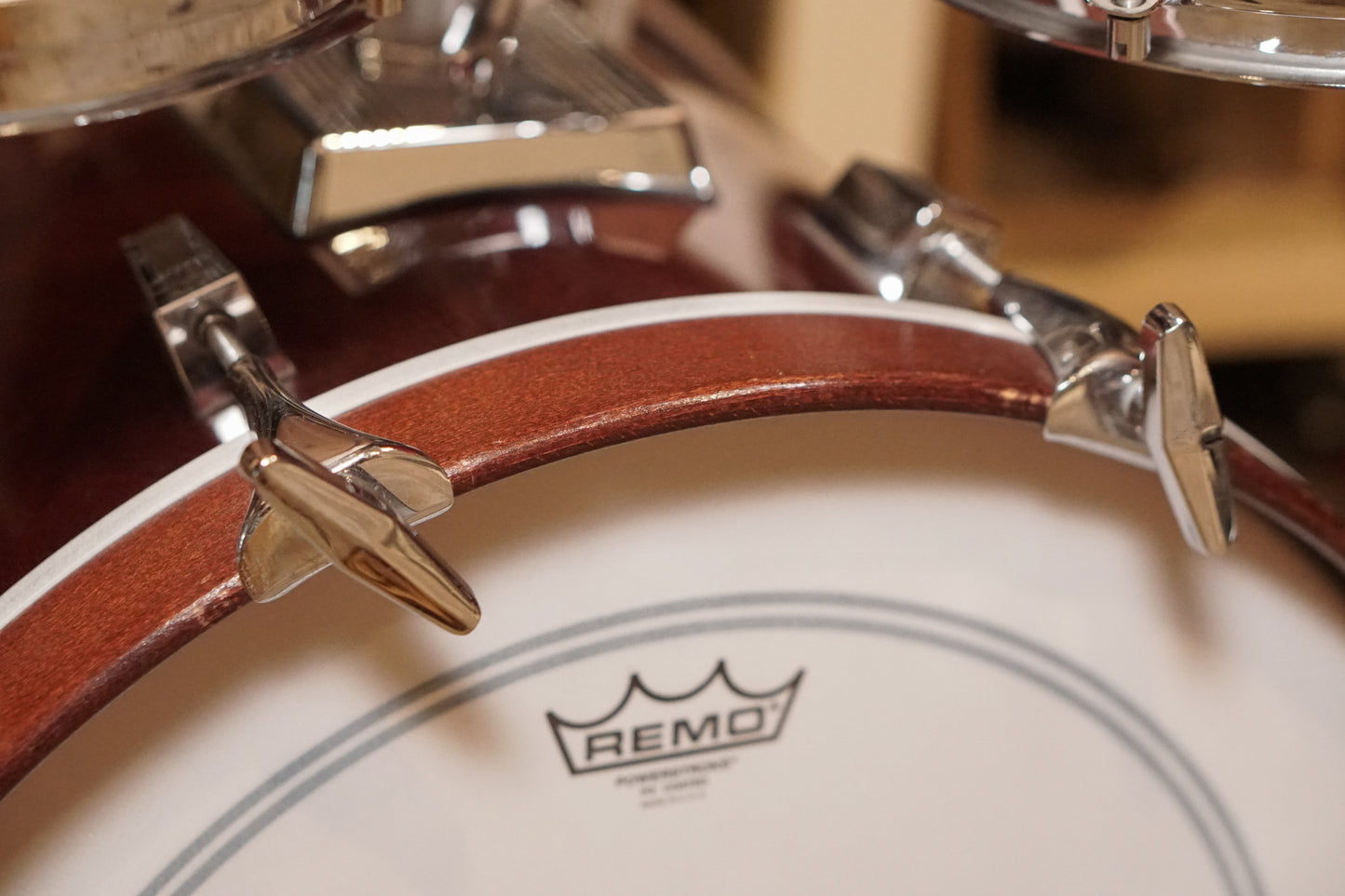 Sonor 8/10/12/13/14/18" Phonic Series Drum Set - 1980s Mahogany