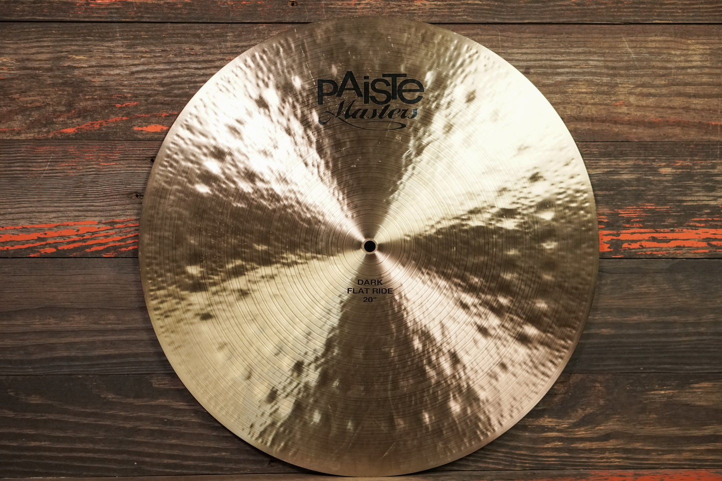 Paiste 20" Masters Dark Flat Ride Cymbal - 2118g