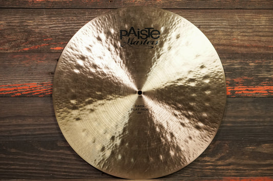 Paiste 20" Masters Dark Flat Ride Cymbal - 2118g