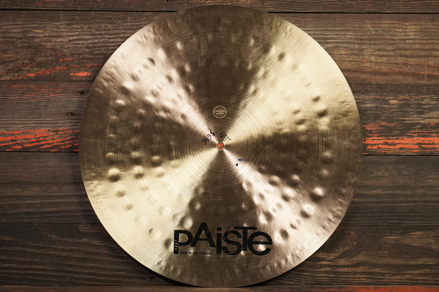 Paiste 20" Masters Dark Flat Ride Cymbal - 2118g