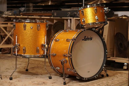 Ludwig 13/16/22" Classic Maple Fab Drum Set - Gold Sparkle