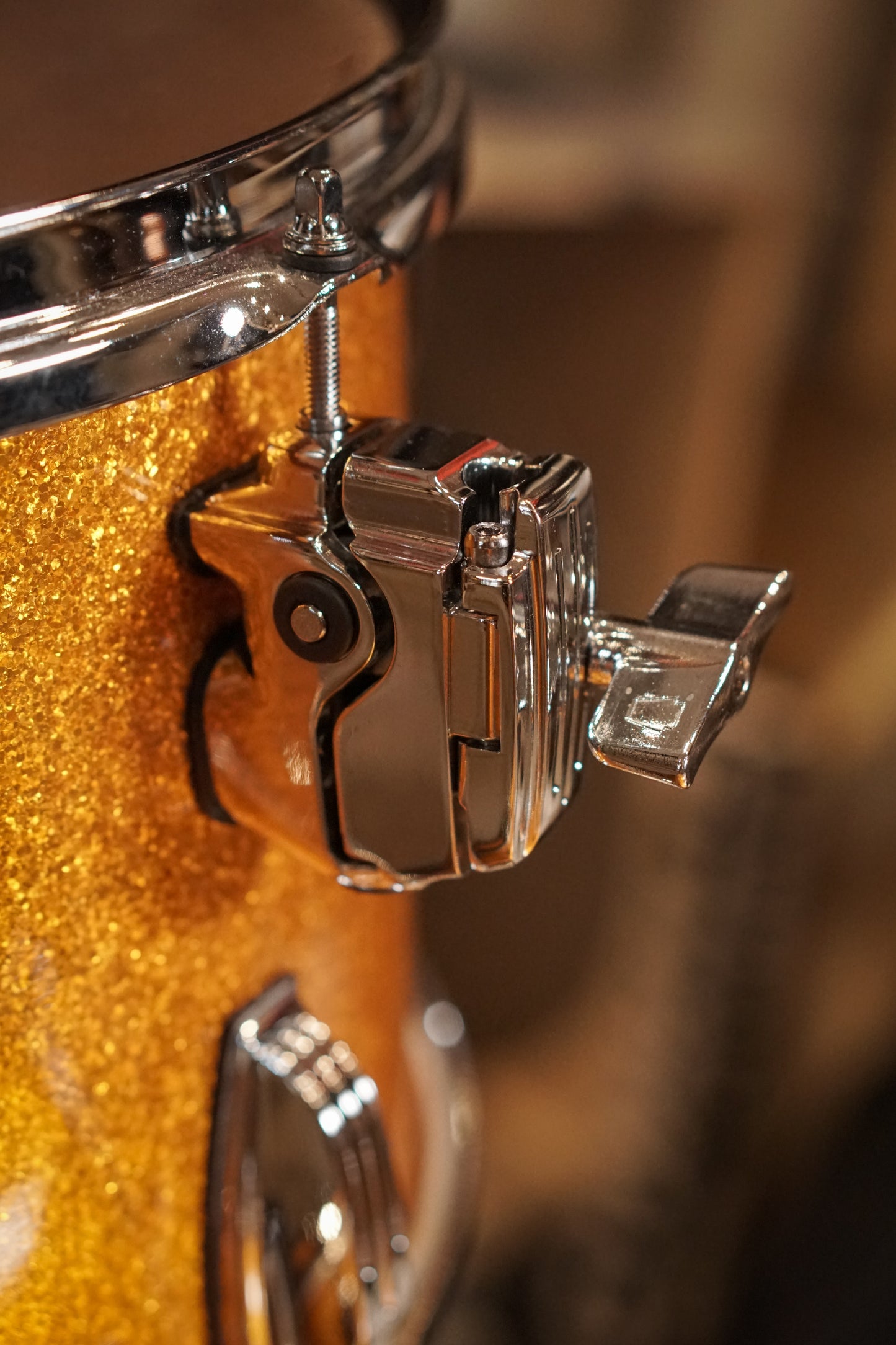 Ludwig 13/16/22" Classic Maple Fab Drum Set - Gold Sparkle
