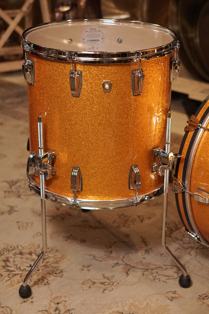 Ludwig 13/16/22" Classic Maple Fab Drum Set - Gold Sparkle
