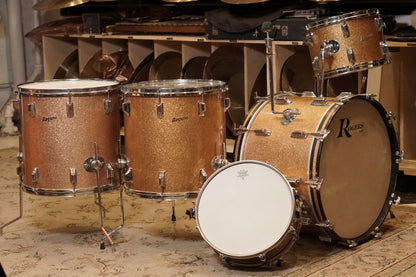Rogers 13/16/16/22/5x14" PowerTone Drum Set - 1960s Champagne Sparkle