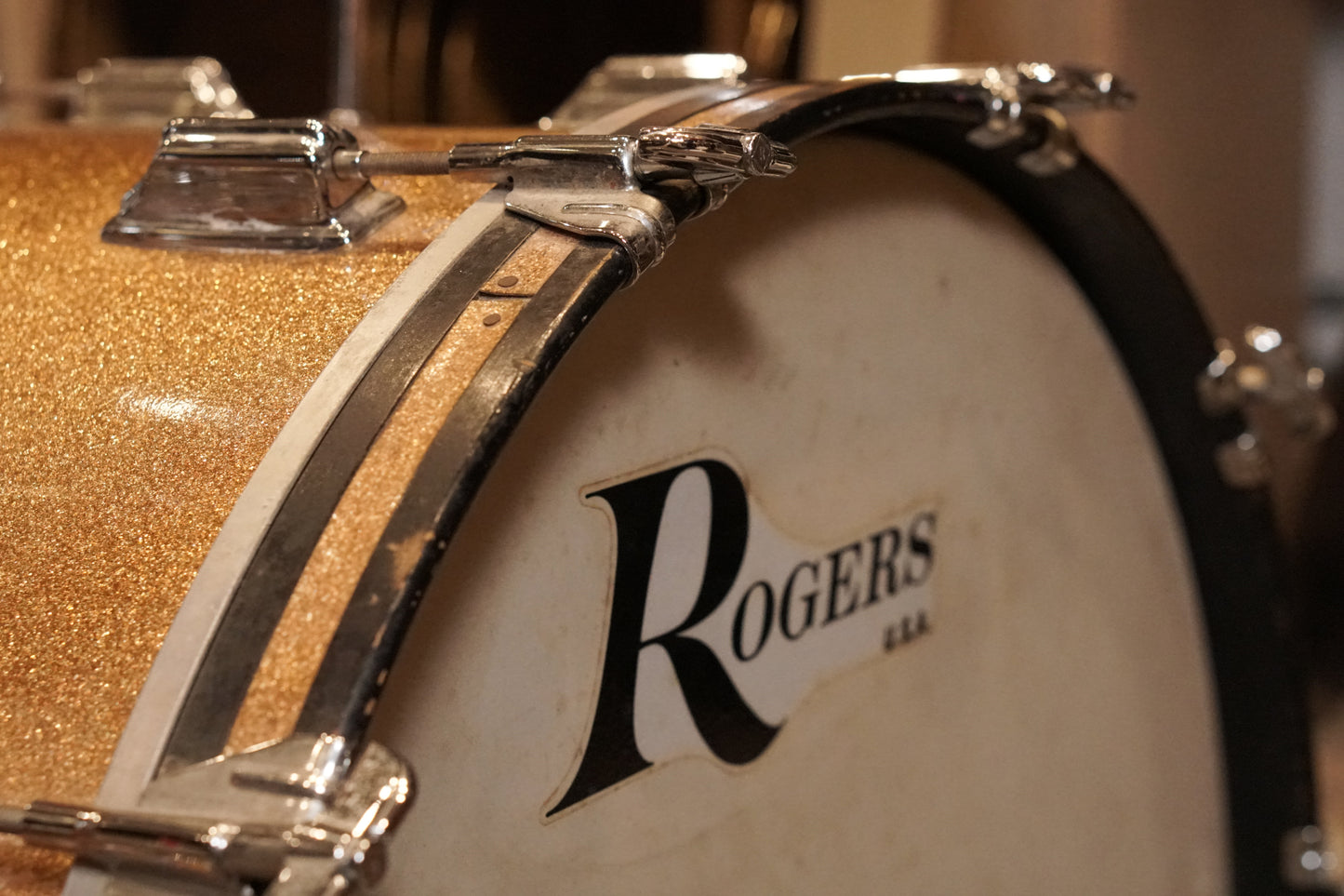 Rogers 13/16/16/22/5x14" PowerTone Drum Set - 1960s Champagne Sparkle