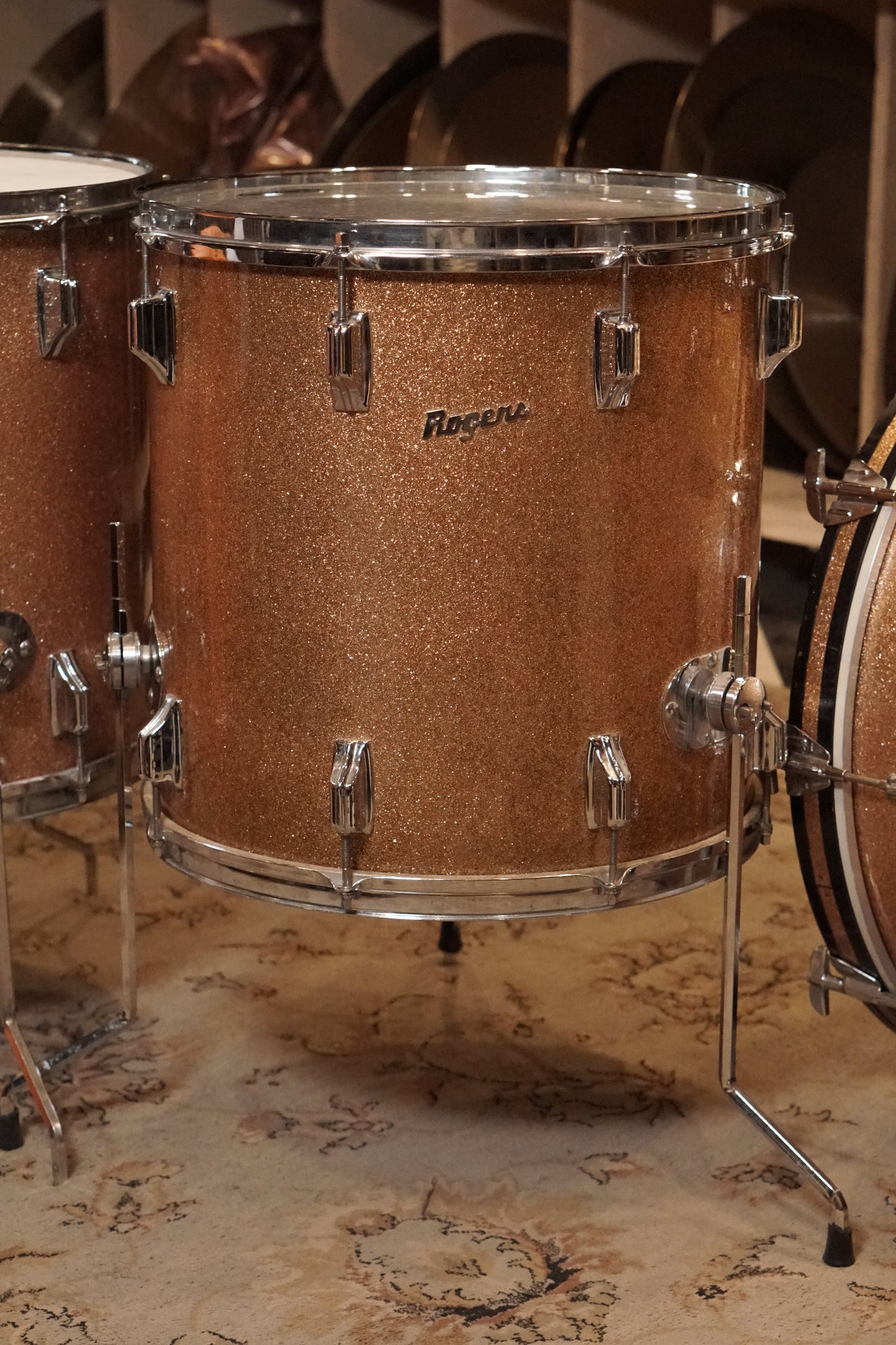 Rogers 13/16/16/22/5x14" PowerTone Drum Set - 1960s Champagne Sparkle