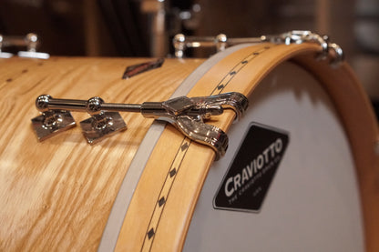 Craviotto 12/14/18/5.5x14" Ash Drum Set - 2015