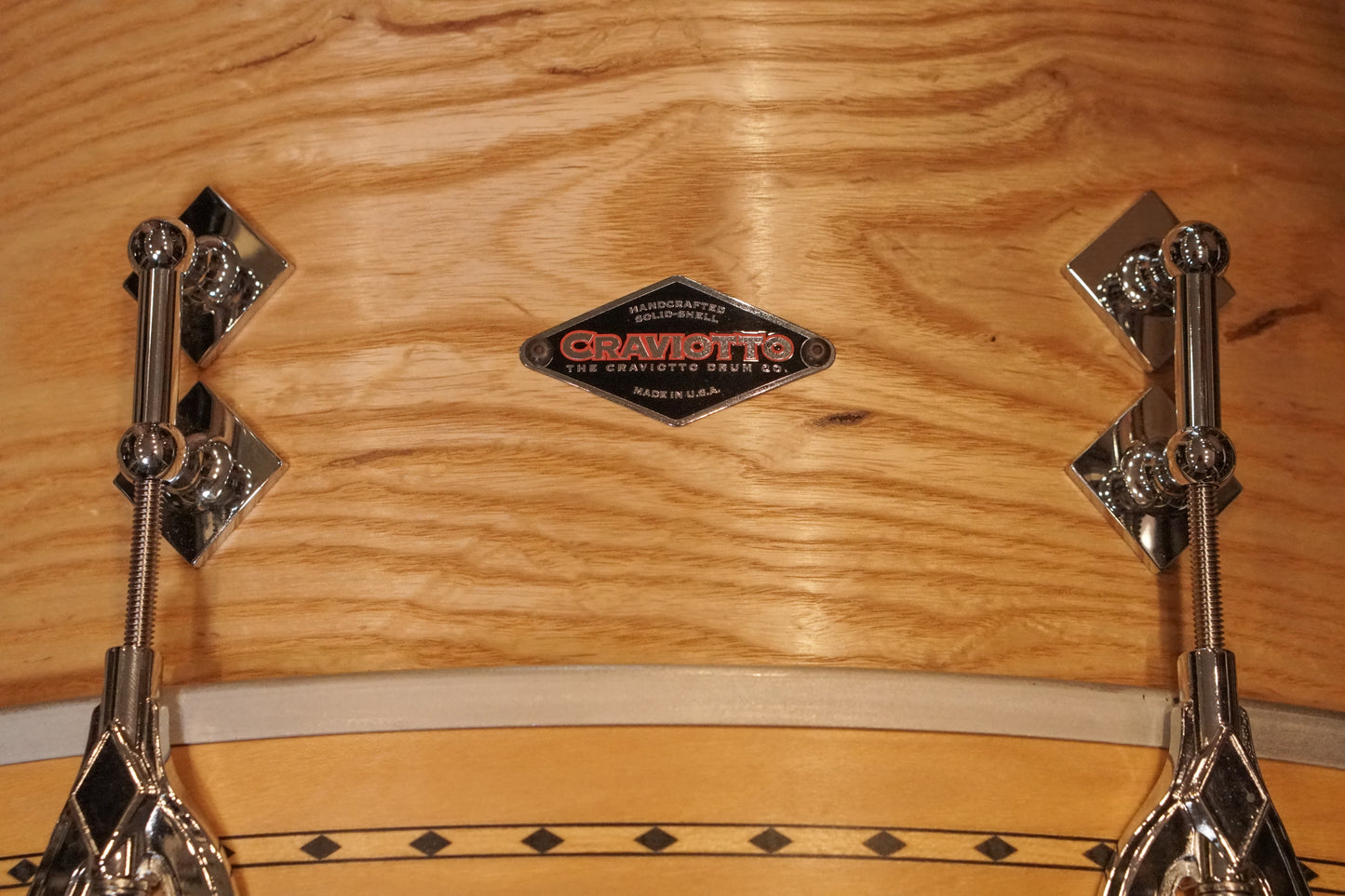Craviotto 12/14/18/5.5x14" Ash Drum Set - 2015