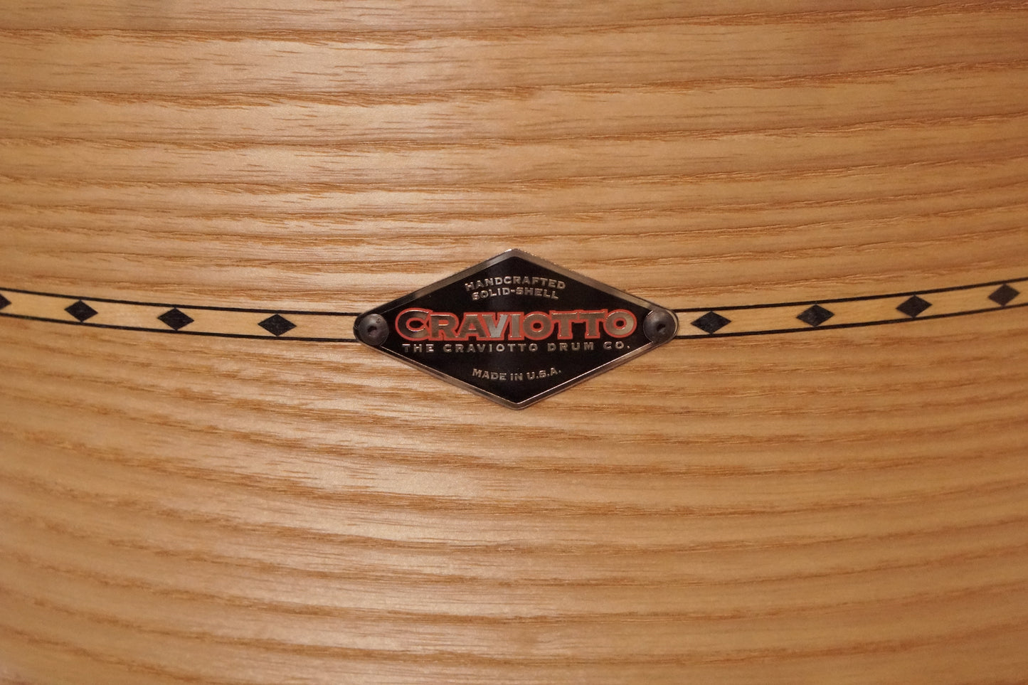 Craviotto 12/14/18/5.5x14" Ash Drum Set - 2015