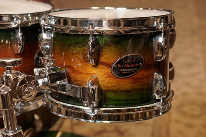 Sakae 10/12/14/18/6x14" Celestial Drum Set - Forest Burst - ERIC HARLAND