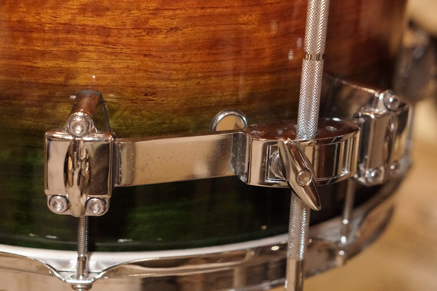 Sakae 10/12/14/18/6x14" Celestial Drum Set - Forest Burst - ERIC HARLAND