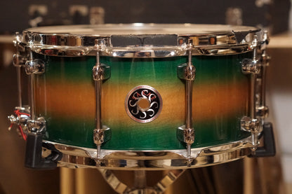 Sakae 10/12/14/18/6x14" Celestial Drum Set - Forest Burst - ERIC HARLAND