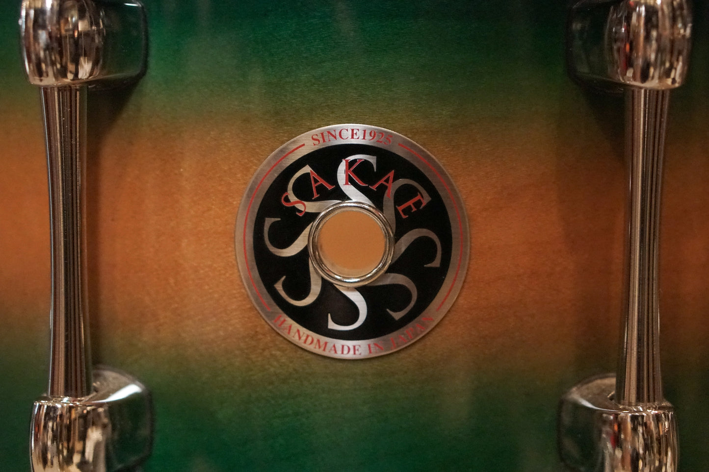 Sakae 10/12/14/18/6x14" Celestial Drum Set - Forest Burst - ERIC HARLAND