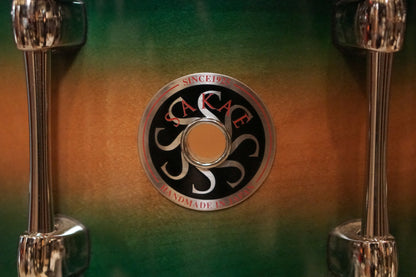 Sakae 10/12/14/18/6x14" Celestial Drum Set - Forest Burst - ERIC HARLAND