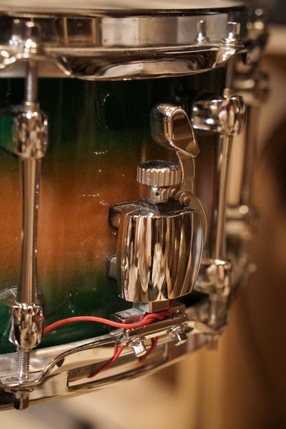 Sakae 10/12/14/18/6x14" Celestial Drum Set - Forest Burst - ERIC HARLAND