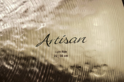 Sabian 22" Artisan Light Ride Cymbal - 2316g