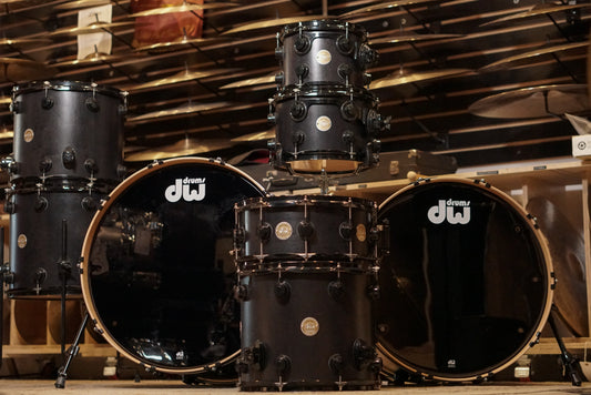 DW 10/12/14/15/16/20/24/6x14" Collector's Series Drum Set - Ebony Stain