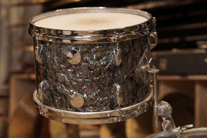 Gretsch 12/14/20/5.5x14" Round Badge Drum Set - 1960's Black Diamond Pearl