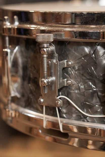 Gretsch 12/14/20/5.5x14" Round Badge Drum Set - 1960's Black Diamond Pearl