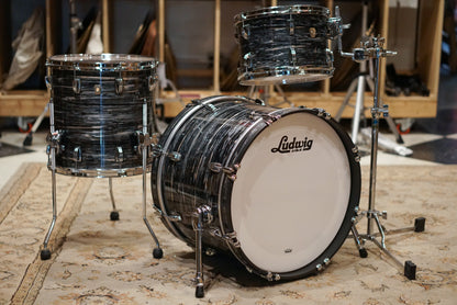 Ludwig 12/14/20" Classic Maple Downbeat Drum Kit - Black Oyster Pearl