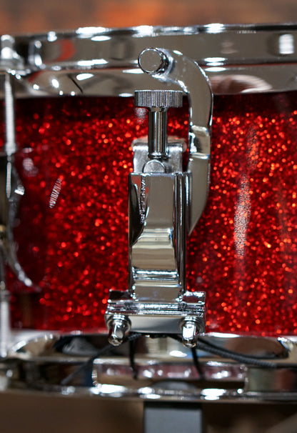 Canopus 5.5x14" Yaiba II Maple Snare Drum - Dark Red Sparkle