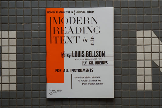Modern Reading Text in 4/4 - Louis Bellson/Gil Breines
