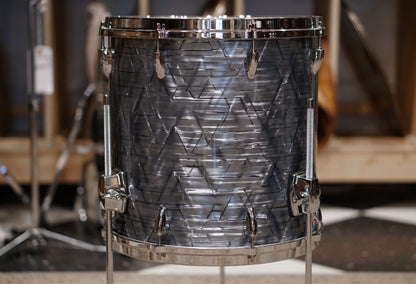 Custom (Gretsch-Style) 14x14" Floor Tom - Blue Oyster