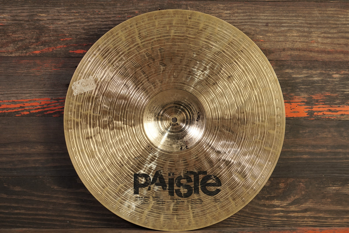 Paiste 19" Signature Dry Ride Cymbal - 2182g