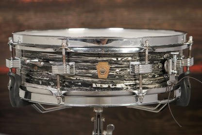 Ludwig 4x14" Downbeat Snare Drum - 1960s Black Oyster Pearl