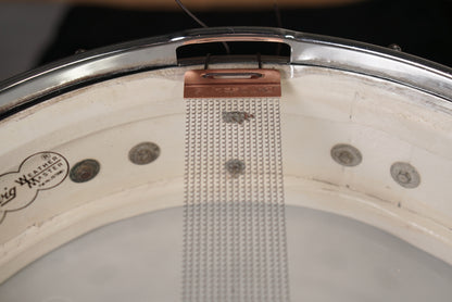 Ludwig 4x14" Downbeat Snare Drum - 1960s Black Oyster Pearl