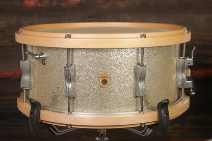 Ludwig 5.5x14" Jazz Festival Snare Drum - 1960s Silver Sparkle