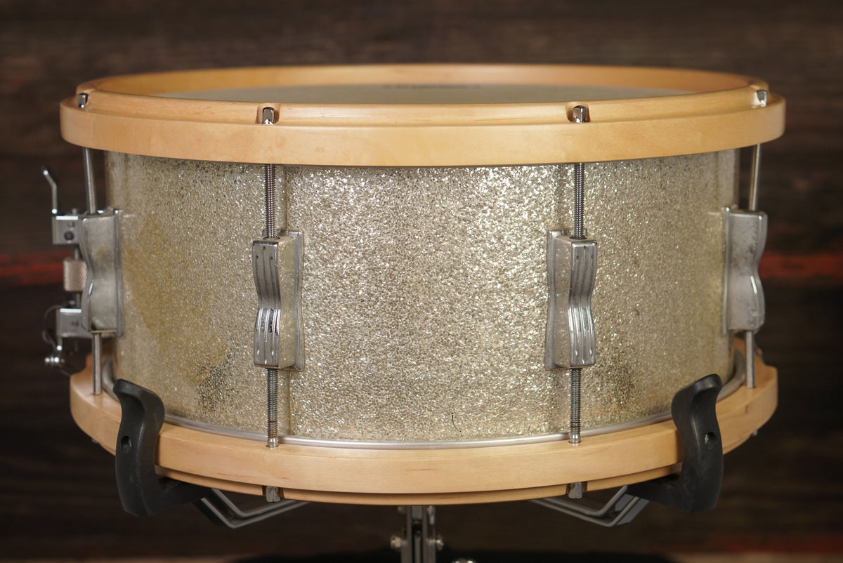 Ludwig 5.5x14" Jazz Festival Snare Drum - 1960s Silver Sparkle