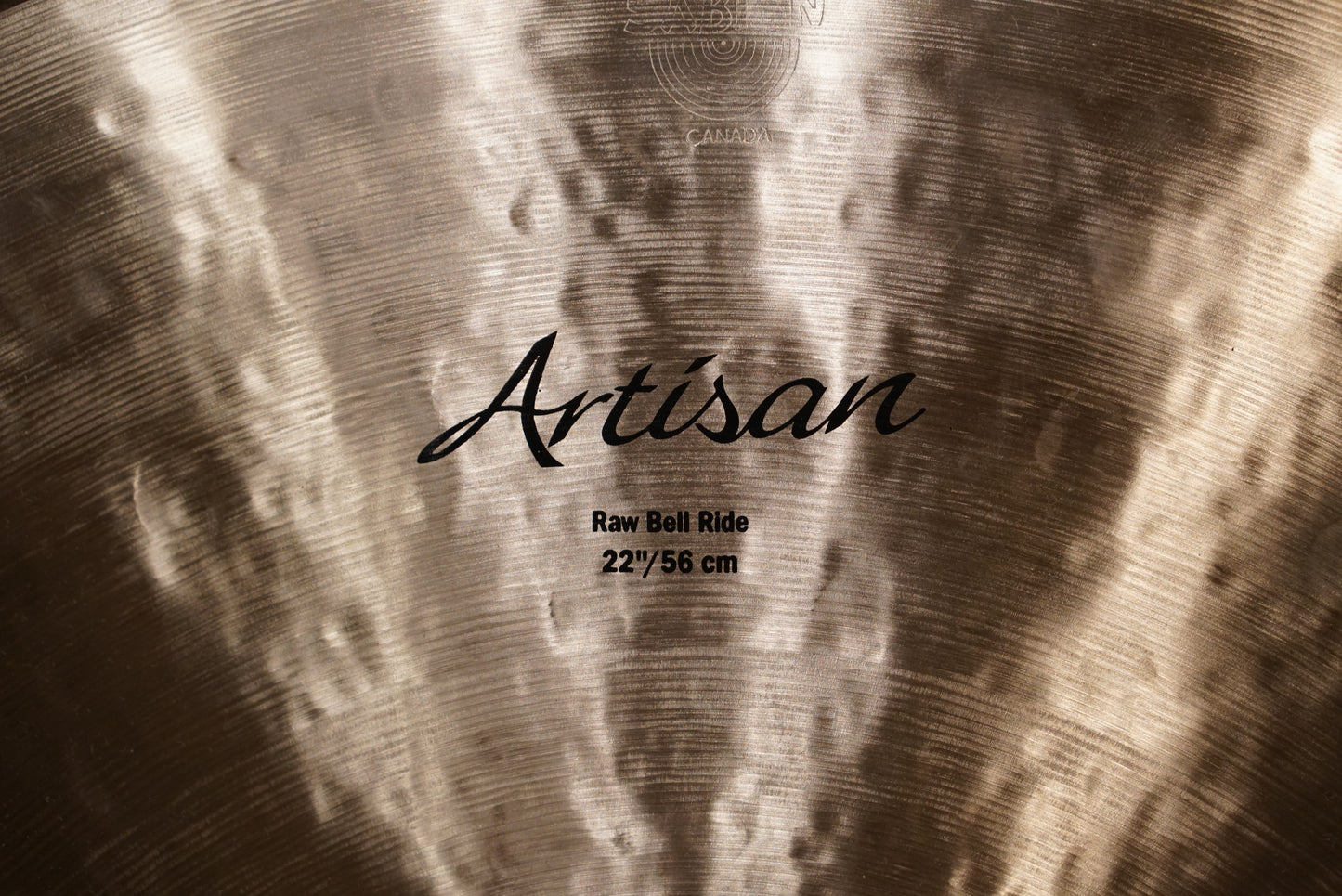Sabian 22" Artisan 40th Anniversary Raw Bell Ride Cymbal - 3358g