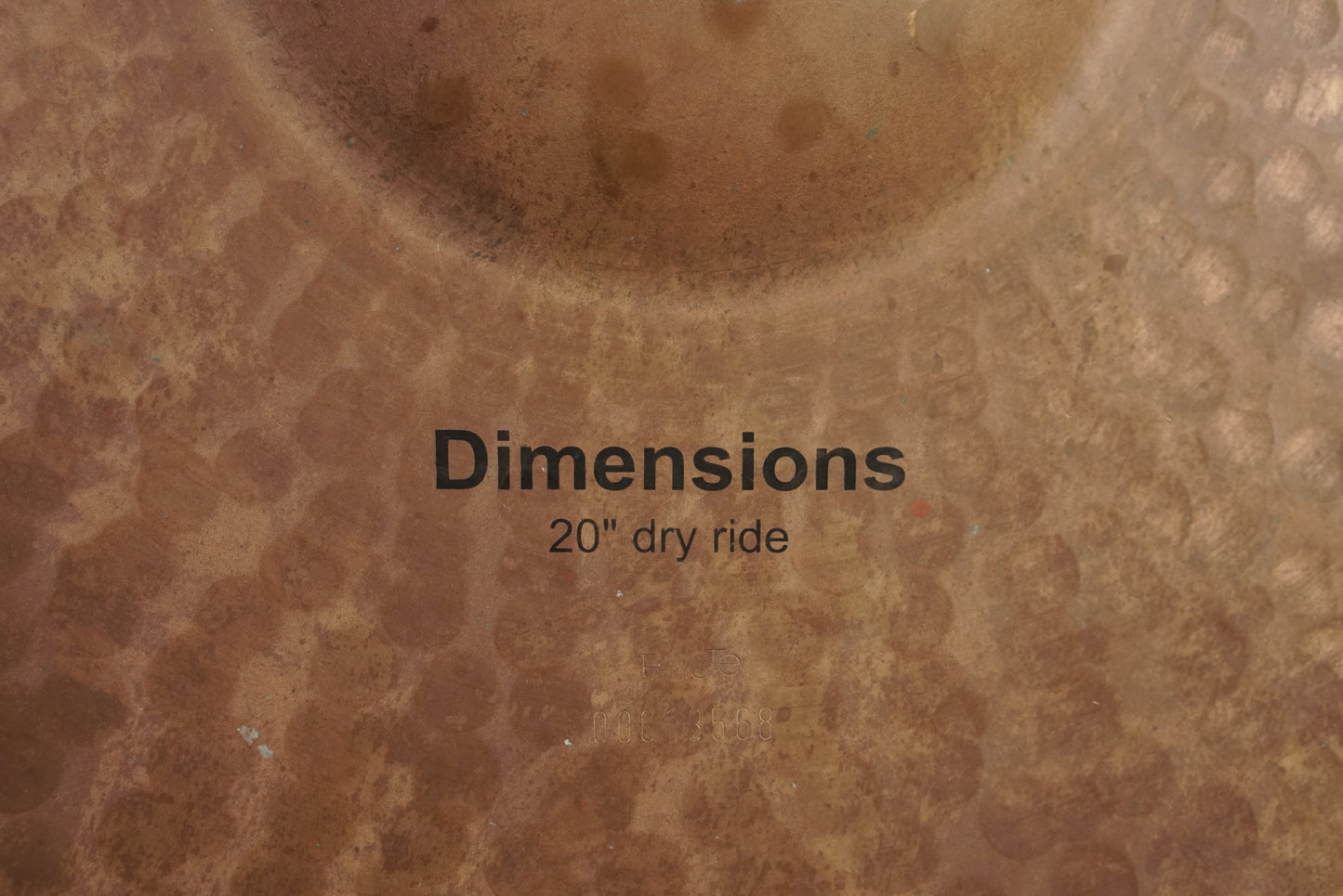 Paiste 20" Dimensions Dry Ride Cymbal - 2454g