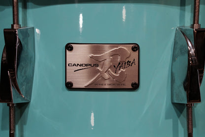 Canopus 6.5x14" Yaiba Sword Model Snare Drum - Surf Green